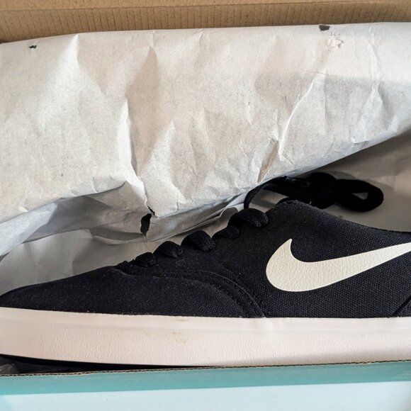 Women's Check Solarsoft Canvas SB 'Black Platinum Size 9.5 Runner - Picture 3 of 8